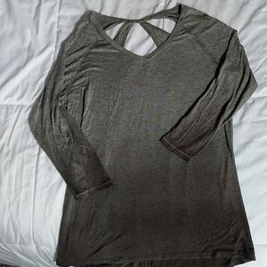Women's Ombre Back detail tee